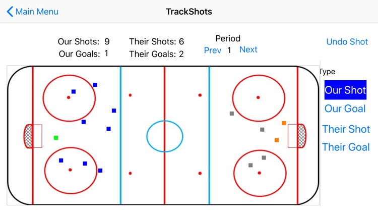 ShotTracker - Hockey