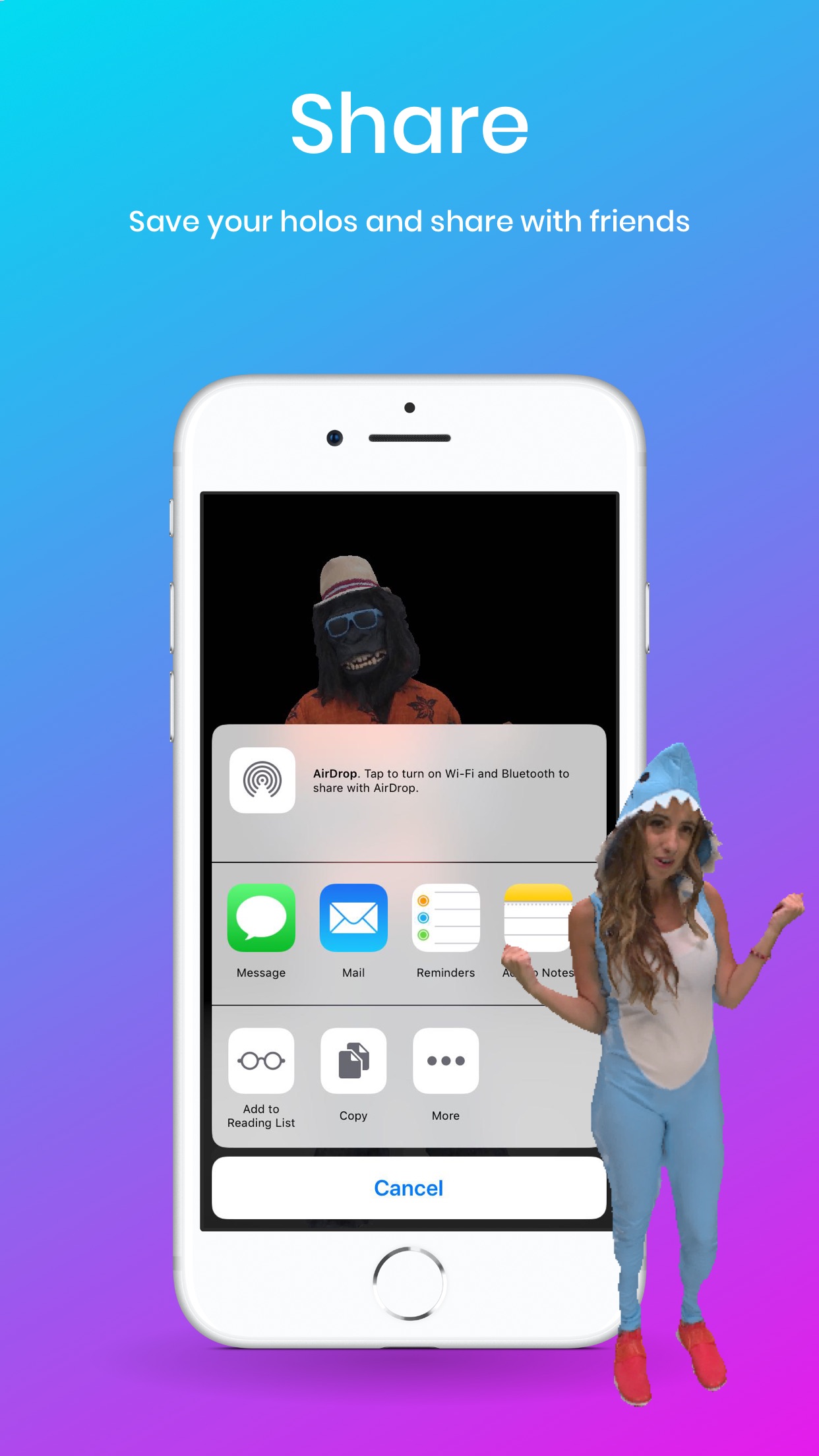 Screenshot do app Holo