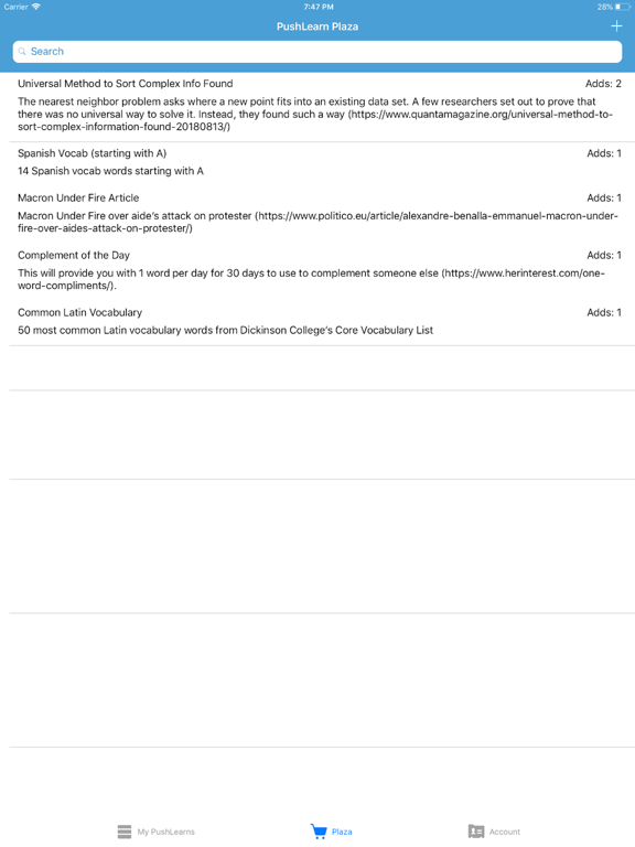 Screenshot #5 pour PushLearn