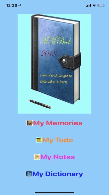 LogBook Diary Todo Dictionary