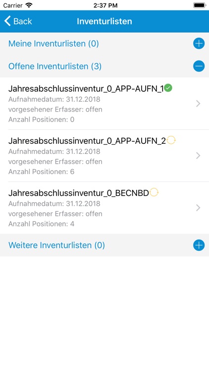 Inventur - gevis ERP screenshot-3