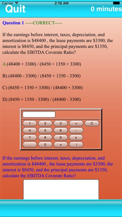 Test Review Finance Master