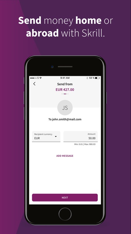 Skrill - Pay & Transfer Money screenshot-3