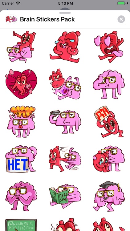 Brain Stickers Pack