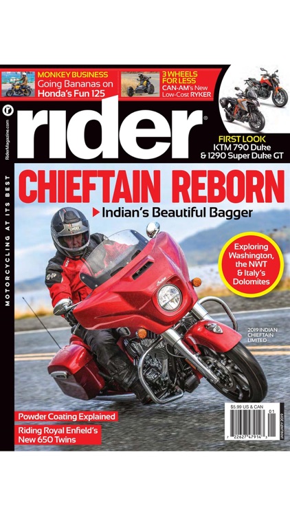 Rider Magazine, Motorcycling at its Best