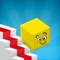 Protect the Splashy Blue Cube and Jump over colorful stairs and make insane perfect combo