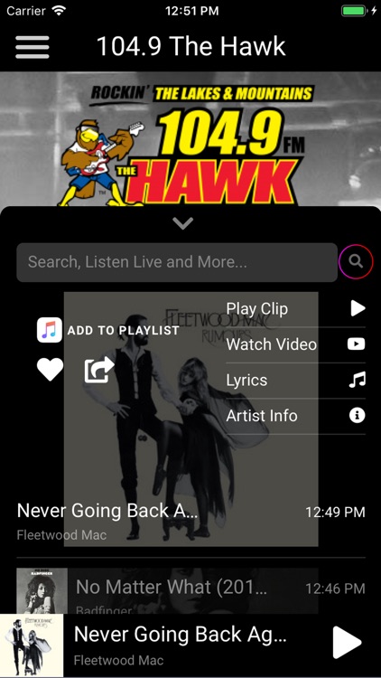 104.9 The Hawk - WLKZ