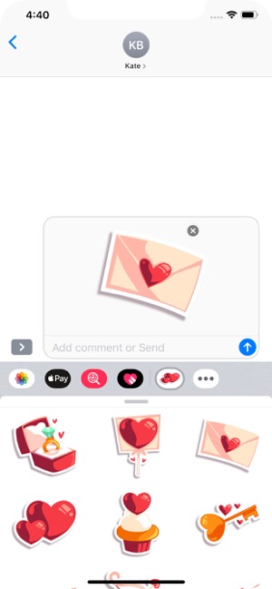 Love Hearts - Stickers Pack(圖4)-速報App