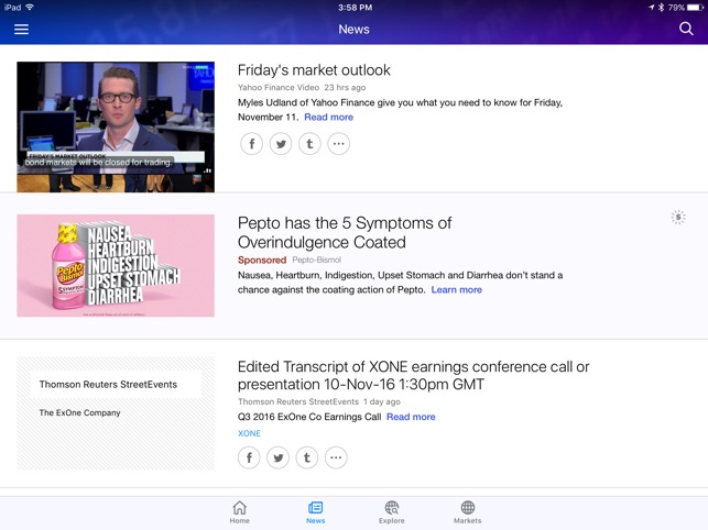 Yahoo Finance On The Yahoo Finance On The