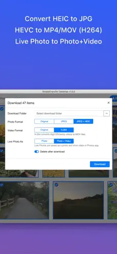 Screenshot 5 Simple Transfer - Photo+Video iphone