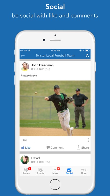 InstaTeam sports team manager screenshot-7