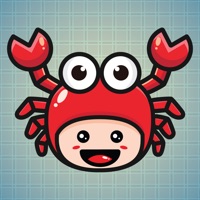 Sticker Me Crab Mascot Boy