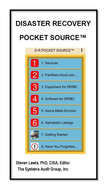 DISASTER RECOVERY DIRECTORY