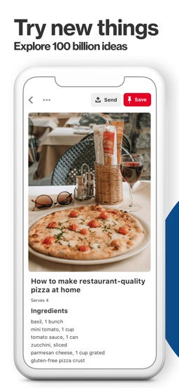 Pinterest app screenshot