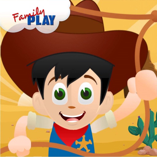 Cowboy Toddler Learning Games Icon