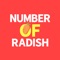 Number Of Radish: