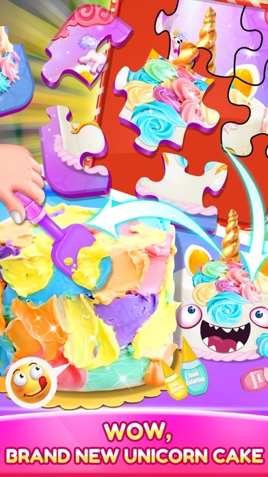 Unicorn Cake - Rainbow Dessert screenshot 4