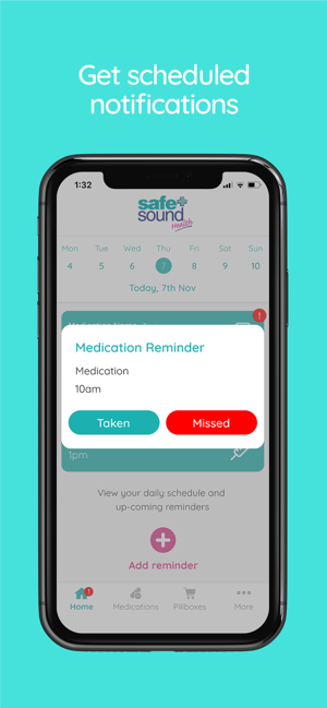 Safe and Sound Pill Reminder(圖3)-速報App