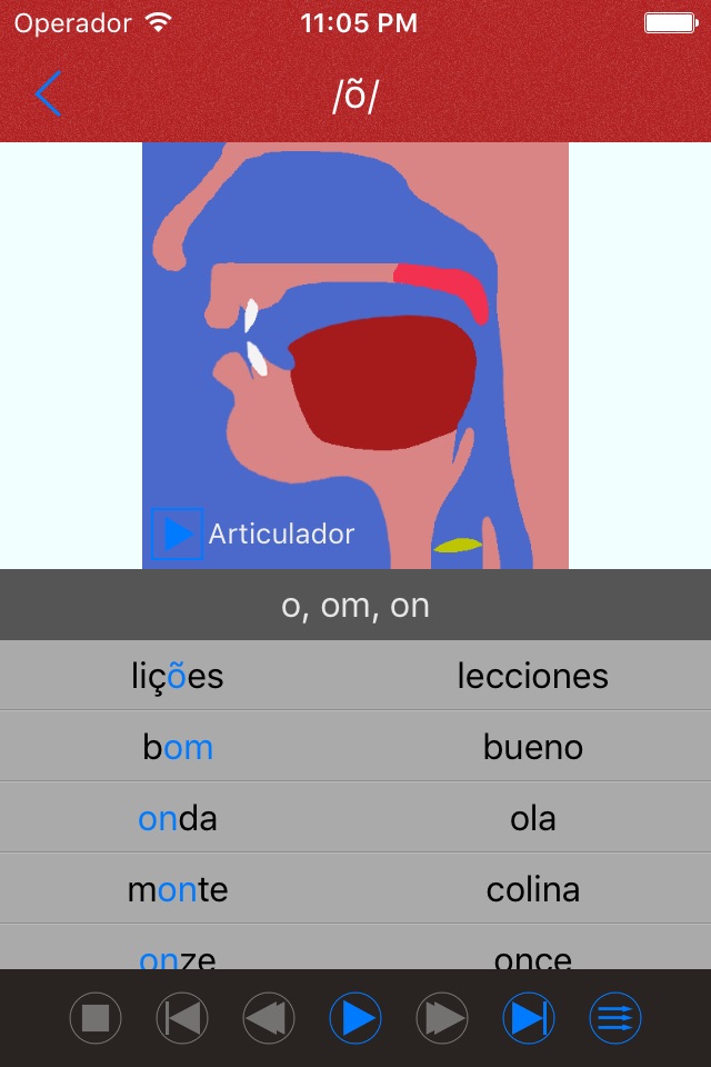 Portuguese Sounds and Alphabet screenshot 2