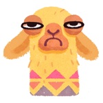 Hipster Lama Funny Stickers