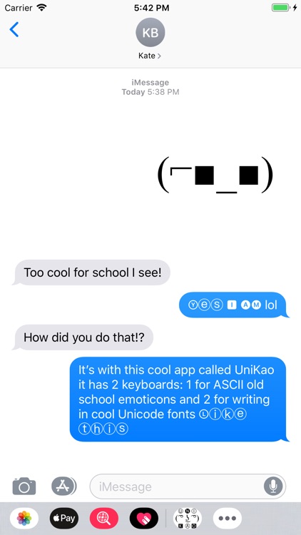 UniKao-Unicode and Emoticon screenshot-3