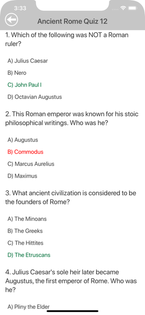 Ancient Rome Quizzes(圖5)-速報App