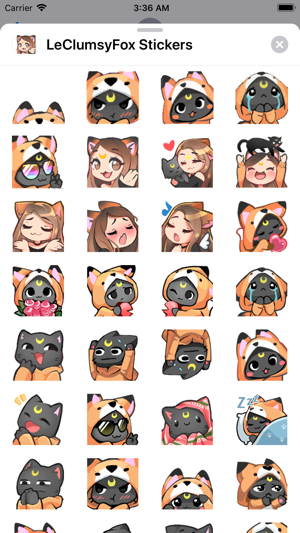 LeClumsyFox Stickers(圖2)-速報App