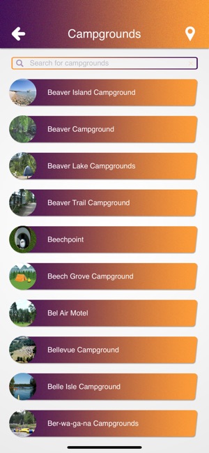 Michigan Campgrounds & Trails(圖3)-速報App