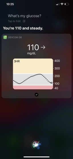 Dexcom G6 app screenshot