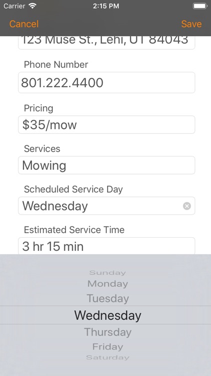 LawnClient - Job Tracking screenshot-7