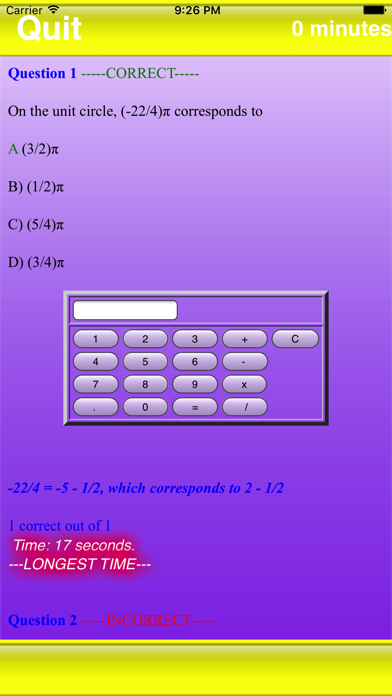 How to cancel & delete Test Review Trigonometry from iphone & ipad 4