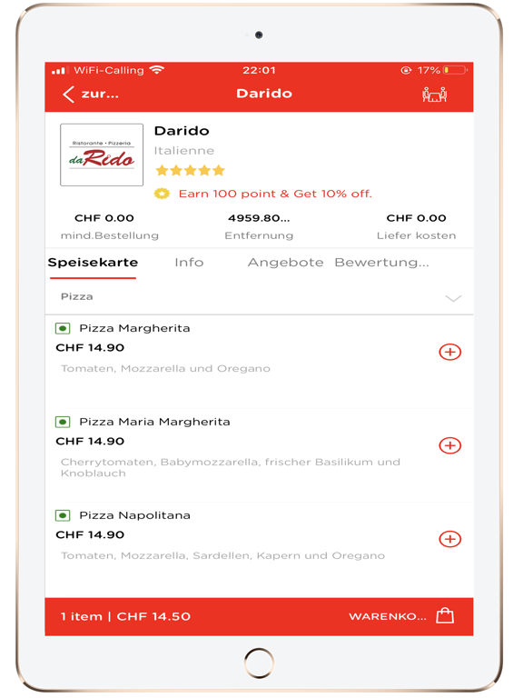Screenshot #5 pour Pizzeria Darido