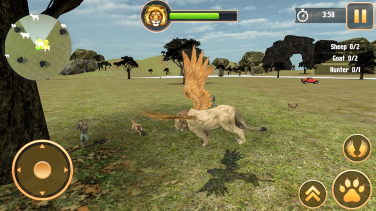 Flying Wild Animals Simulator screenshot-0