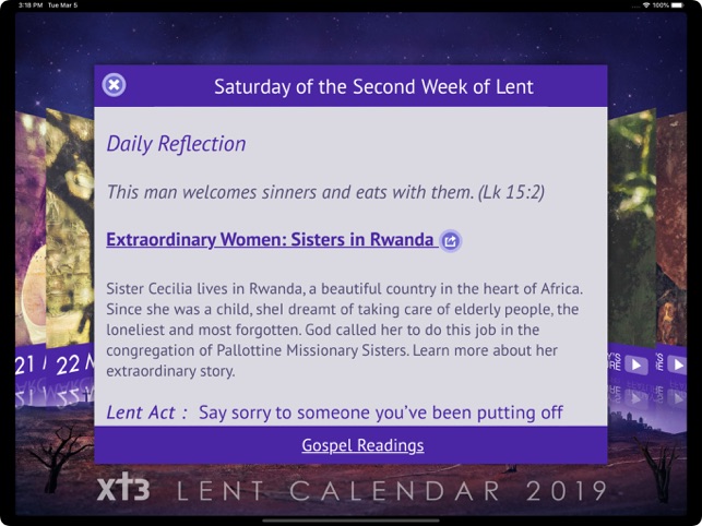 Xt3 Lent Calendar HD(圖3)-速報App
