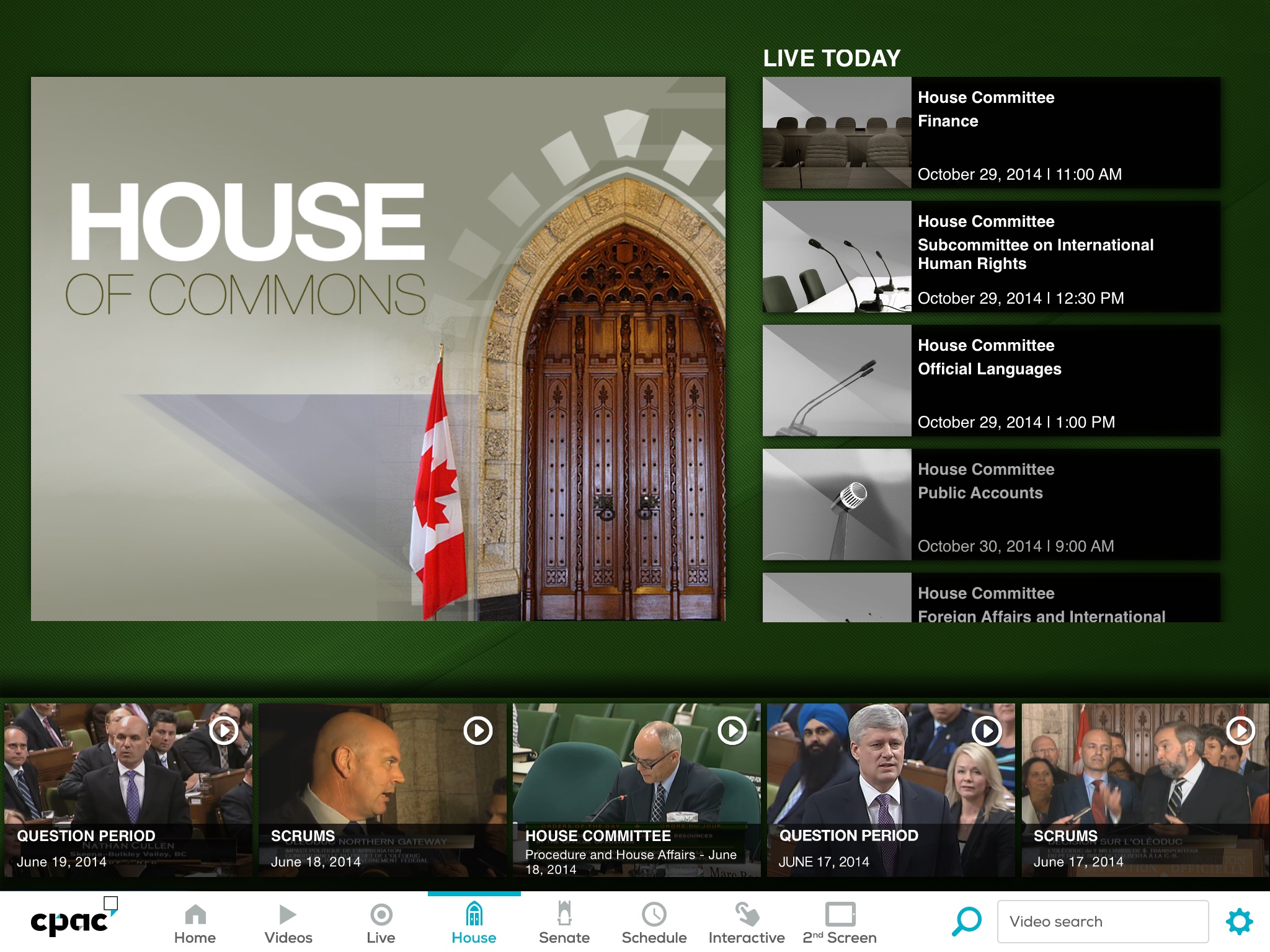 CPAC TV 2 GO screenshot 3