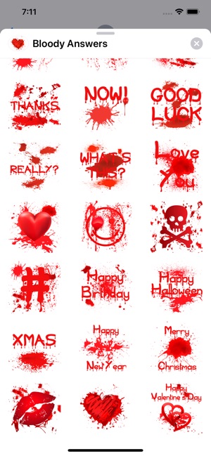 Bloody Answers Stickers(圖3)-速報App