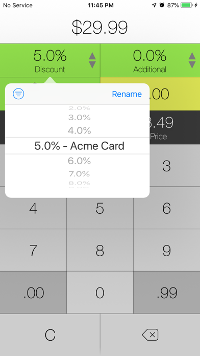 Sale Price + Tax Calculator screenshot 3