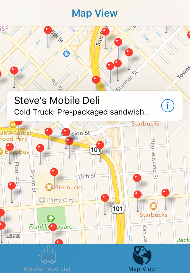 SF Mobile Food screenshot 2