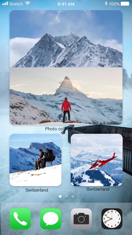 Photos Collage Widget