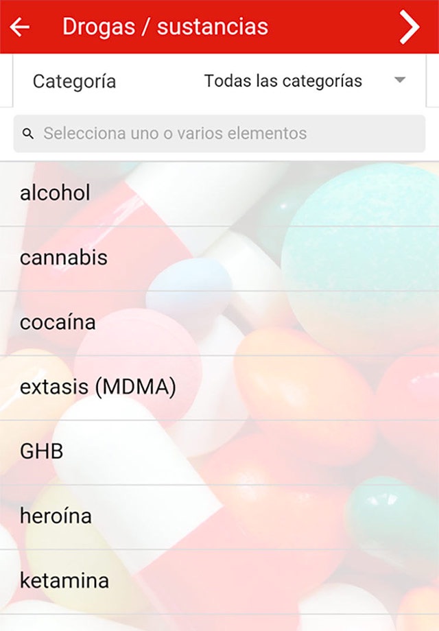 Infodrogas_VIH screenshot 2