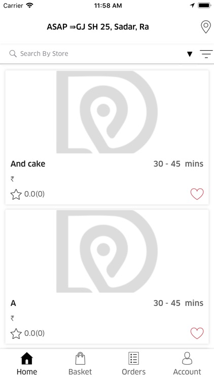 CakeDelivery App