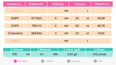 How to cancel & delete Liposome Calculator from iphone & ipad 1