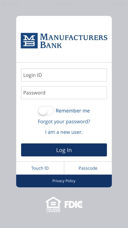 Manufacturers Bank Mobile App