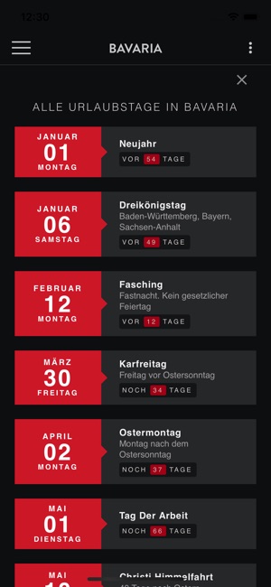 Deutschland Feiertag Kalendar(圖4)-速報App