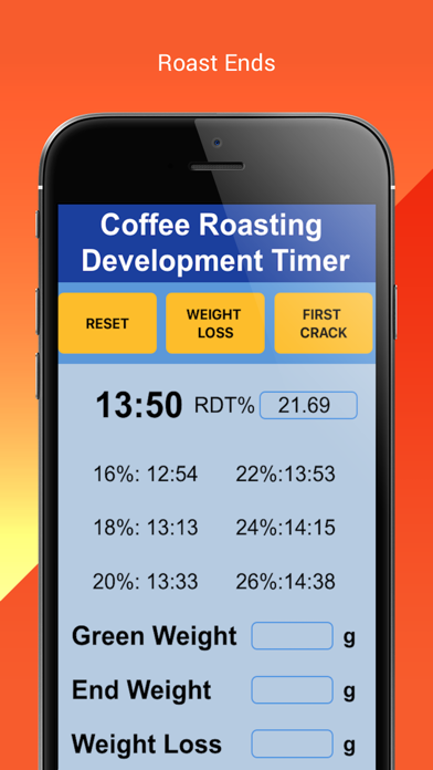 Coffee Roasting RDT Timer screenshot 3