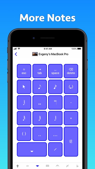 Sibelius KeyPad for Mac screenshot1