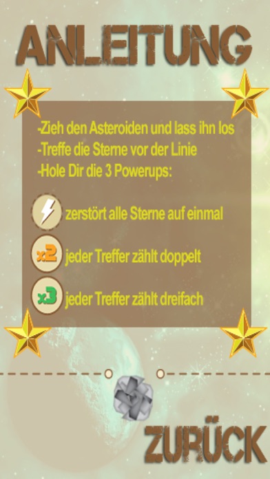 How to cancel & delete Treffe die fallenden Sterne mit der Steinschleuder from iphone & ipad 2