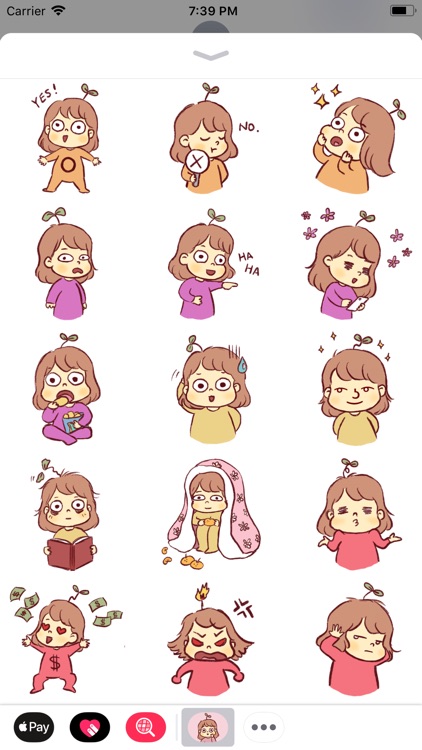 Seedling Jenny Stickers