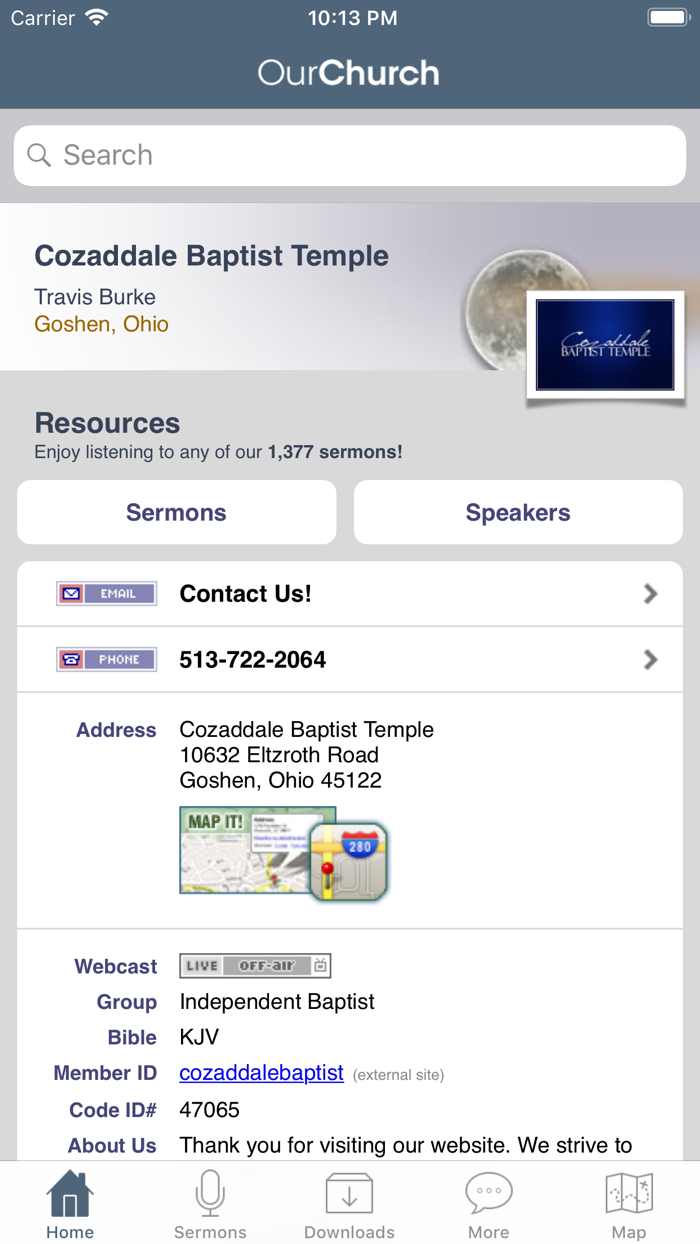 Cozaddale Baptist Temple