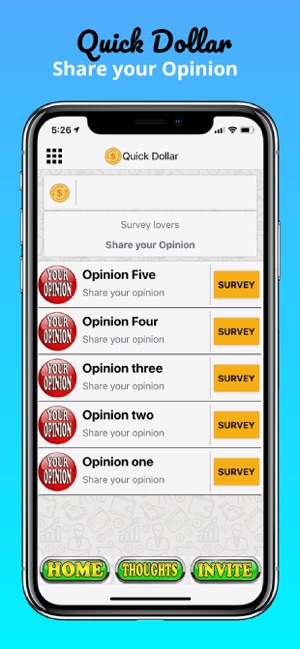 Quick Dollar App - Surveys